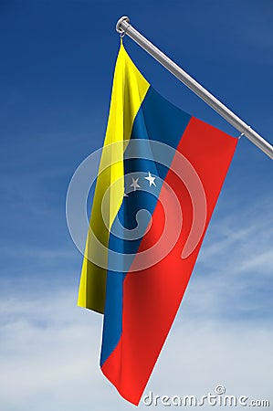 Venezuela Flag Stock Photo