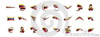 Venezuela flag, vector illustration on a white background Vector Illustration