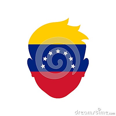 Venezuela icon vector sign and symbol isolated on white background, Venezuela logo concept Vector Illustration