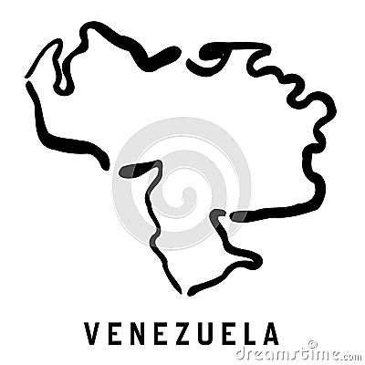 Venezuela map Vector Illustration