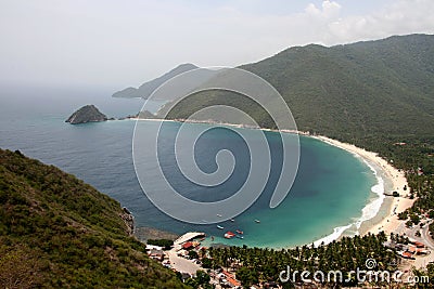 Venezuelan Caribbean coast Stock Photo