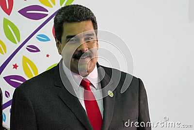 Venezuelan President Nicolas Maduro Editorial Stock Photo