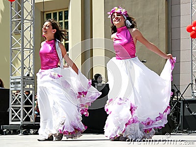 Venezuelan in traditional costume Editorial Stock Photo