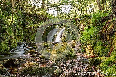 Venford Falls Stock Photo