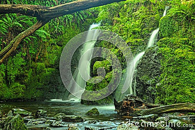 Venford Falls, near Dartmoor, Devon Stock Photo