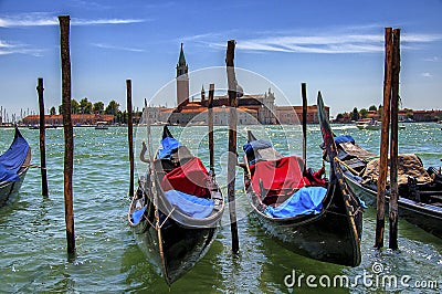 Gondola Venice Stock Photo