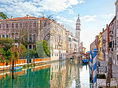 Venice canal Stock Photo