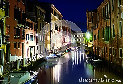 Venice Canal, Italy Stock Photo