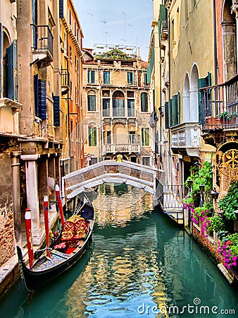 Venice canals Stock Photo