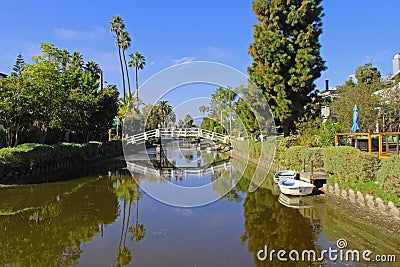 Venice Canals Stock Photo