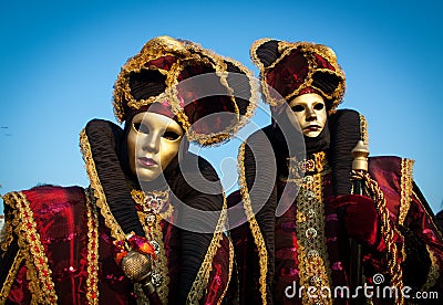 Venice Carnival costume Editorial Stock Photo