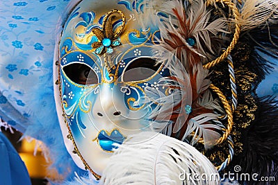 Venice Carnival Mask Editorial Stock Photo