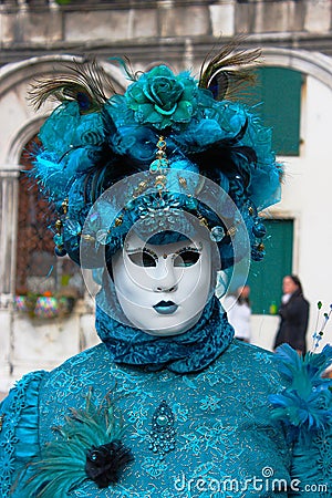 Venice Carnival Mask Editorial Stock Photo