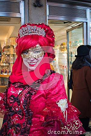 Venice carnival 2018 Editorial Stock Photo