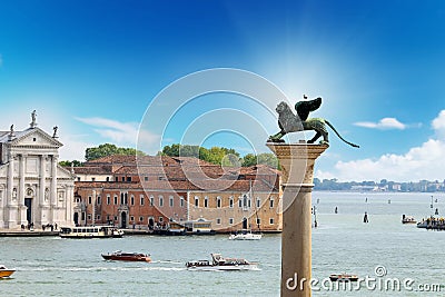 The Venice city on sunny days Editorial Stock Photo