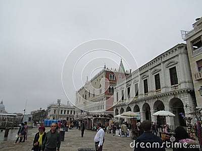 Beautiful Venice city view. Editorial Stock Photo