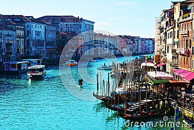 Venice in colorful hues Editorial Stock Photo