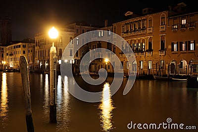 Venice dark old street Stock Photo