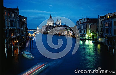 Venice at dusk Stock Photo