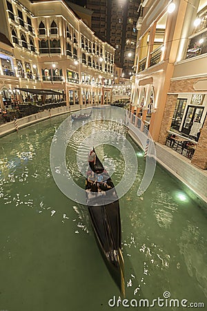 Venice Grand Canal in Manila Editorial Stock Photo