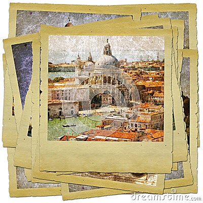 Venice - great italian landmarks Stock Photo