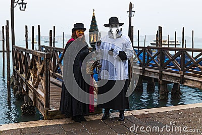 VENICE, ITALY EVROPA- February 19 2023 - The Carnival of Venice Editorial Stock Photo