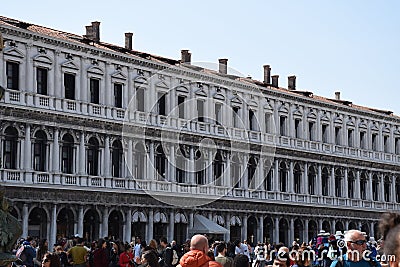 Cityscape pictures of the romantic, beautiful, lovely and historical Venice in Italy Editorial Stock Photo