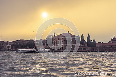 A visit of Venice when the tourists are not there Editorial Stock Photo