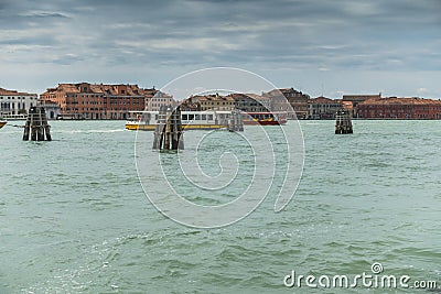 Venice Italy, Lido island Editorial Stock Photo