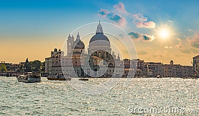 Venice classical view - Grand Canal Stock Photo