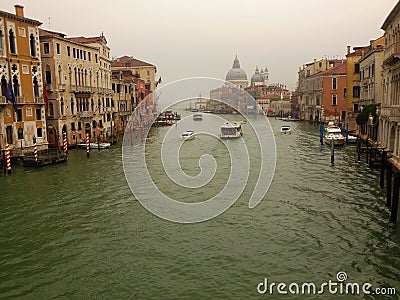 Venice in the Mists Editorial Stock Photo