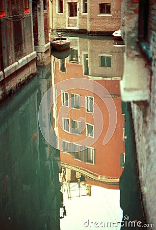 Venice reflection Stock Photo