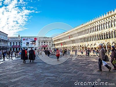 Venice San Marco Square Editorial Stock Photo