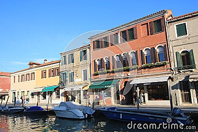 Waterway, water, transportation, canal, property, town, marina, mixed, use, neighbourhood, channel, real, estate, house, sky, boat Editorial Stock Photo