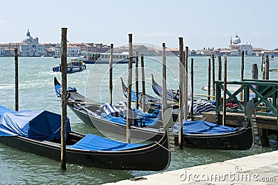 Venice - view to Isola Della Giudecca Stock Photo