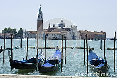 Venice - view to Isola Della Giudecca Stock Photo