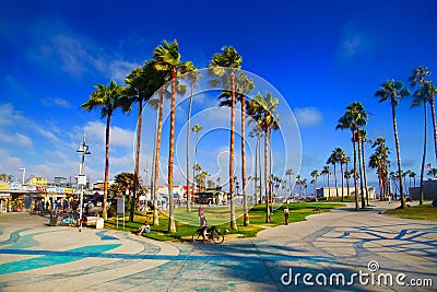 Venise Beach, Santa Monica, California Editorial Stock Photo