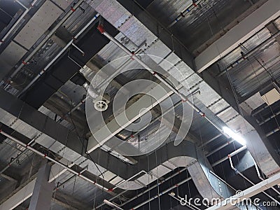 Ventilation Ducts Stock Photo