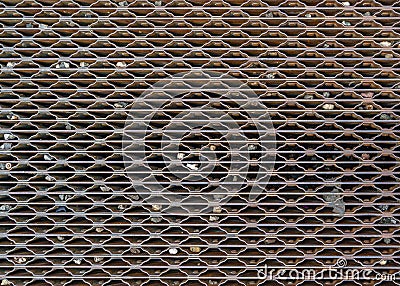A ventilation grate that also serves as a sewer grate on the streets of Manhattan Editorial Stock Photo