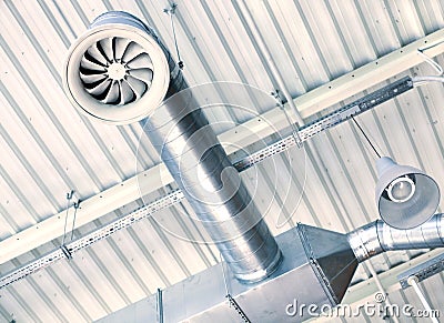 Ventilation system Stock Photo