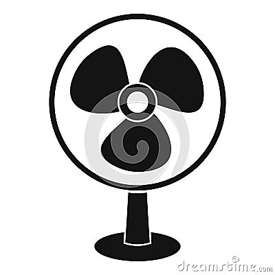 Ventilator icon, simple style Vector Illustration