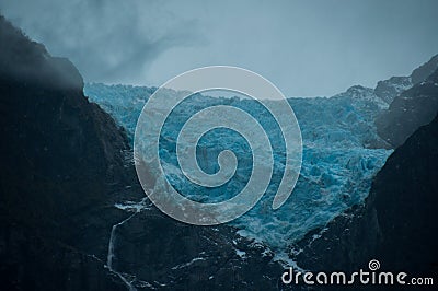 Ventisquero Glacier, Parque Nacional of Queulat, Carretera Austral, Highway 7, Chile Stock Photo