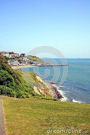 Ventnor coastline, Isle of Wight. Stock Photo