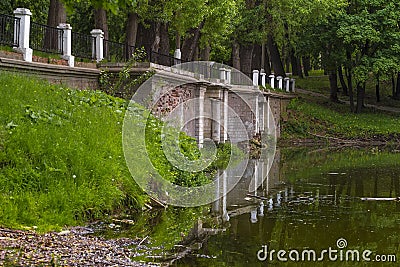 Venus Dam in Moscow Lefortovo Park Stock Photo