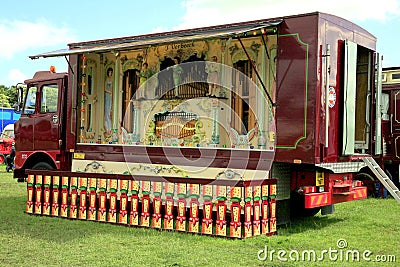 1992 Verbeeck 73 key fairground organ. Editorial Stock Photo