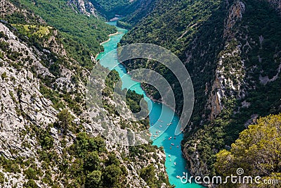 Verdon Gorge, Provence, France Stock Photo