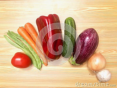 Verduras frescas y hortalizas Stock Photo