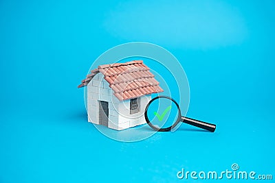 Verification of the veracity of the stated housing criteria. Stock Photo