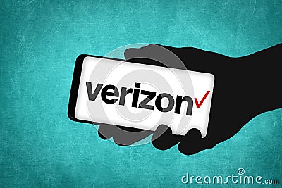 Verizon telecommunication company Editorial Stock Photo