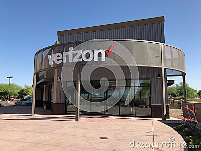 Verizon Store Editorial Stock Photo